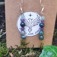 Pendientes templo de bosque